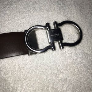 Salvatore Ferragamo Brown mens belt